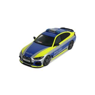 AC BMW SCHNITZER ACS4 POLIZEI 2022 OttO mobile 1:18 Resinemodell (Türen, Motorhaube... nicht zu öffnen!)